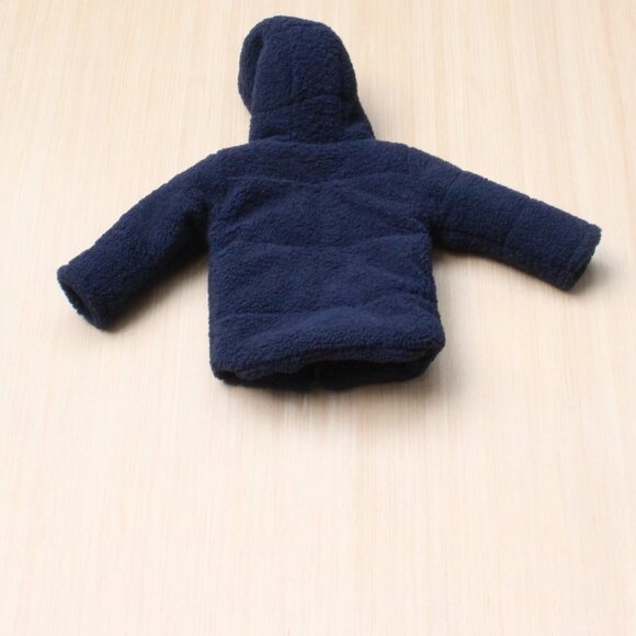 Jessica Simpson Baby Sherpa Zip-Up Coat Navy Blue Size 18 Months - Picture 4 of 7